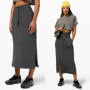 Lululemon Bound to Bliss Skirt Graphite Grey Size 6